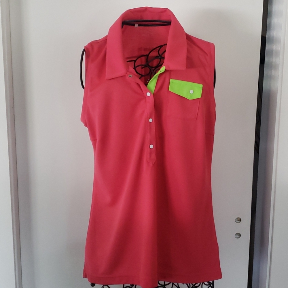 New WOT women's Adidas Golf shirt Sz Med